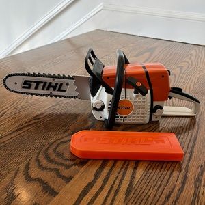 Stihl toy chainsaw.